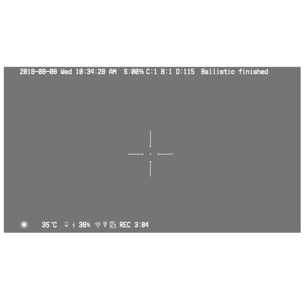 Цифровой прицел ночного видения Veber DigitalHunt R50X3.9 HD