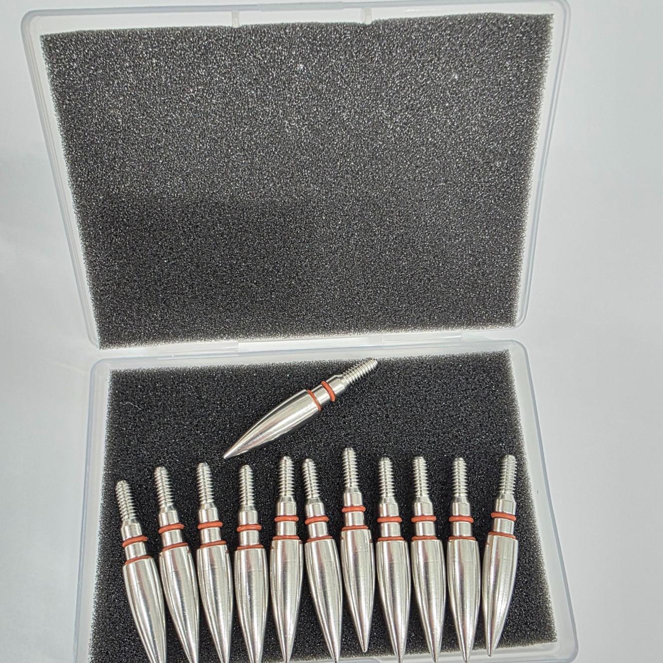 Наконечник для стрел Bullet point Stainles steel 5/16 125 гр 12 шт
