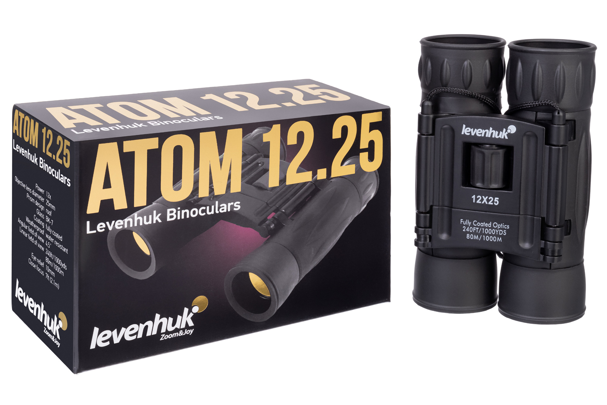  Бинокль Levenhuk Atom 12x25