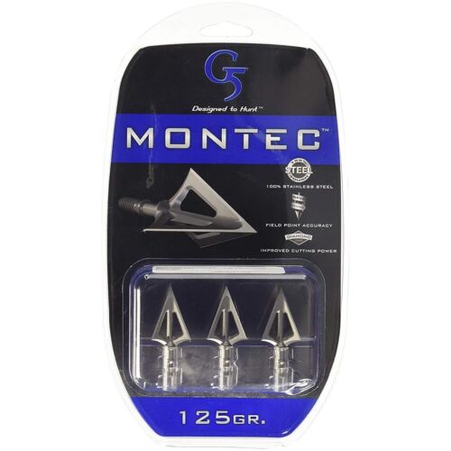 Наконечник G5 Montec SS 125grn 3 шт.