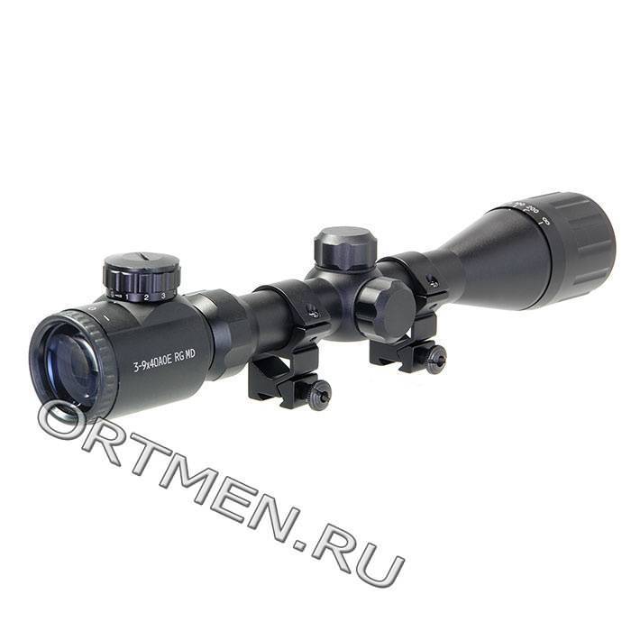 Прицел оптический Veber Пневматика 3-9x40 AOE RG MD
