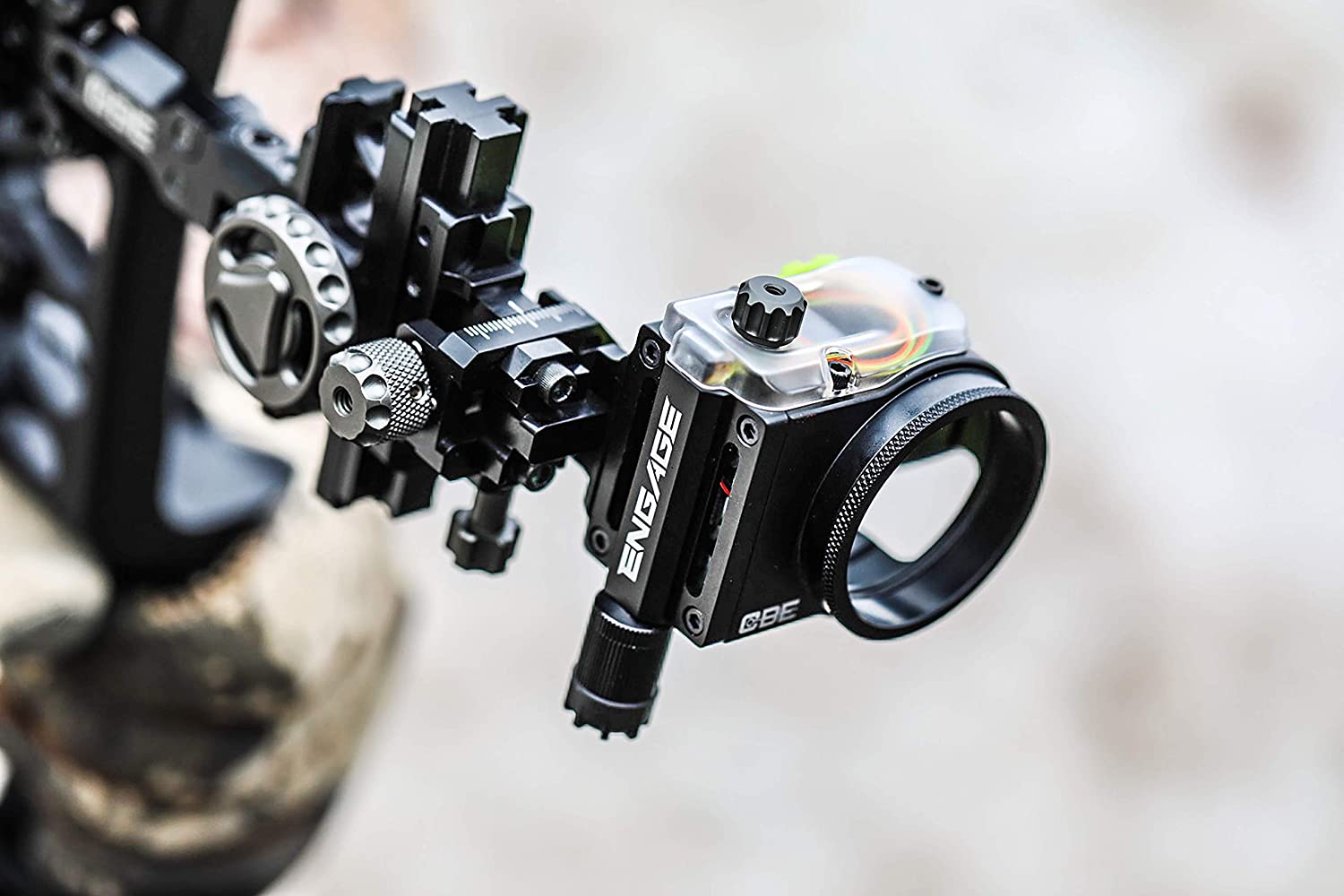 Прицел для блочного лука CBE Engage Hybrid Sight (1 Pin 0.10)