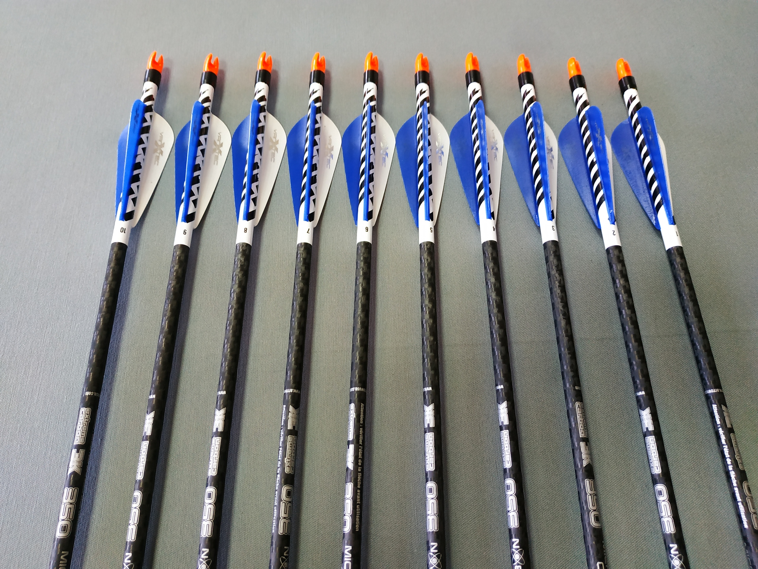 Стрелы Black Eagle Carbon Micro 350 10 шт