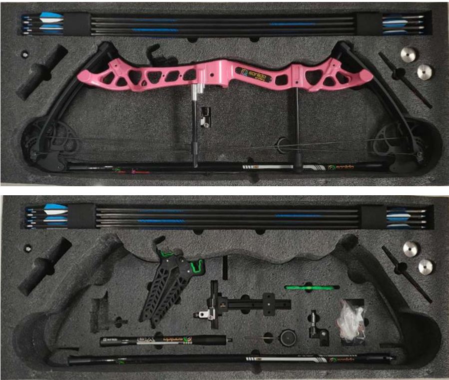 Спортивный подростковый блочный лук Sanlida Hero X8 XS PRO KIT