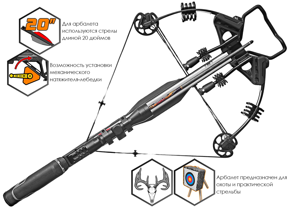 Арбалет блочный EK Hex 400