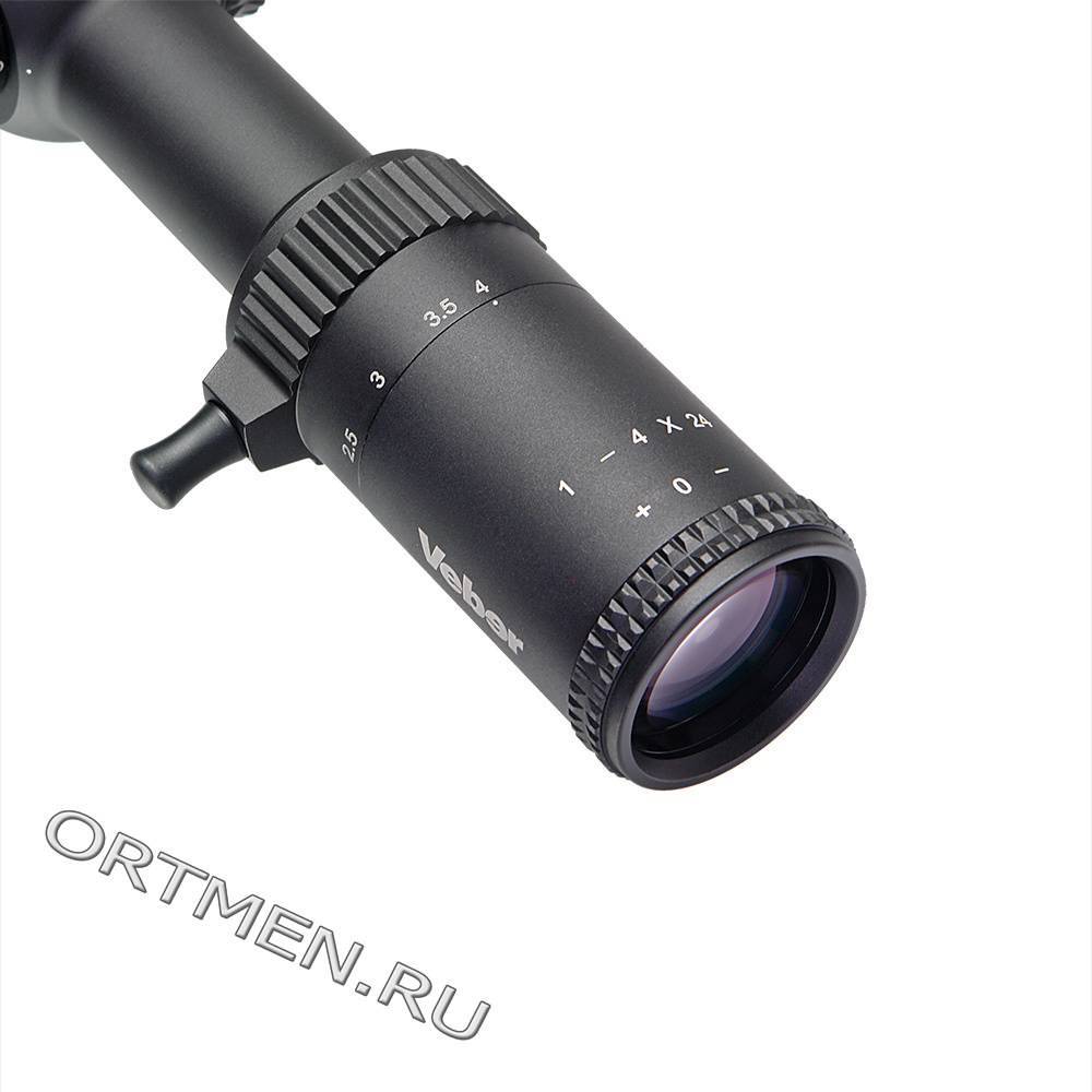 Прицел оптический Veber Wolf 1-4x24 GB DnD Загонник