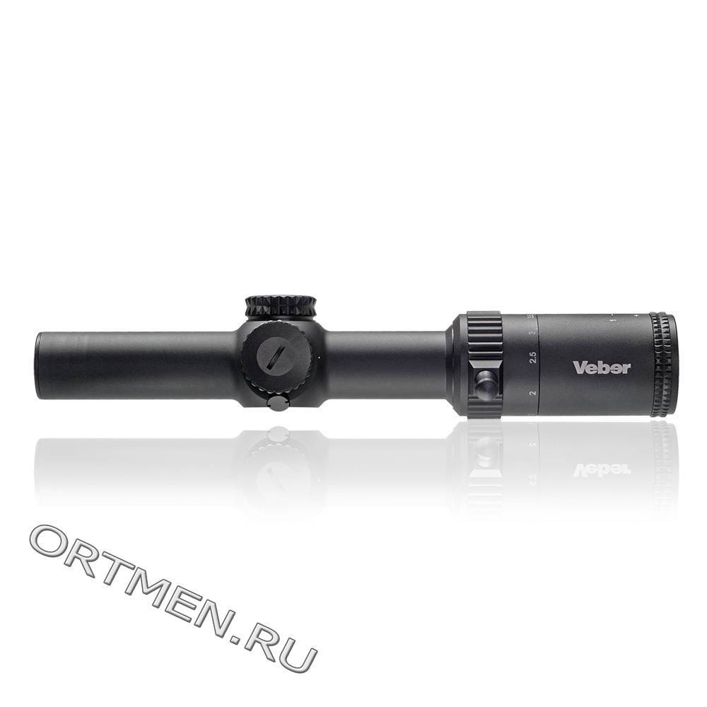 Прицел оптический Veber Wolf 1-4x24 GB DnD Загонник