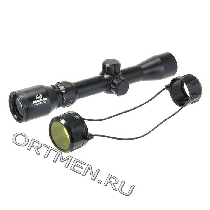 Прицел оптический Veber Black Fox 1,5-4,5x32 C