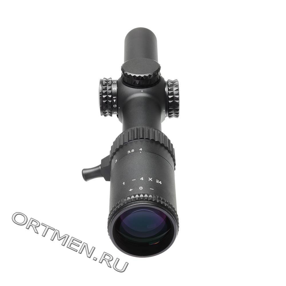 Прицел оптический Veber Wolf 1-4x24 GB DnD Загонник