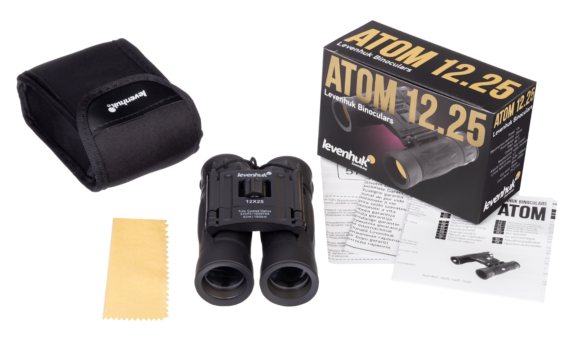  Бинокль Levenhuk Atom 12x25