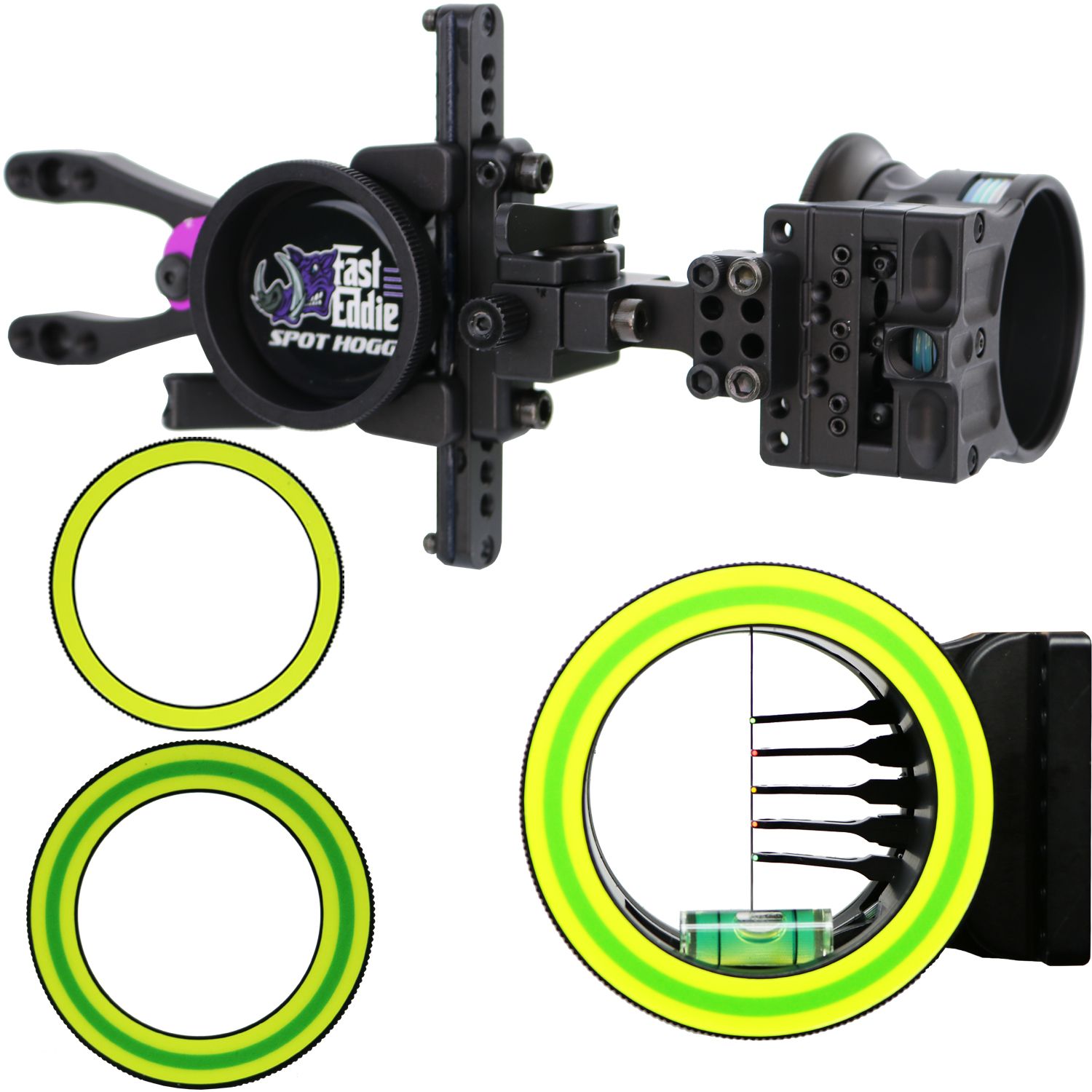 Прицел для блочного лука Spot-Hogg Fast Eddie MRT (5-Pin)