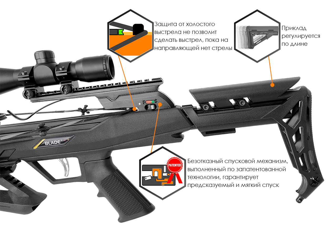 Арбалет блочный EK Blade+ 345