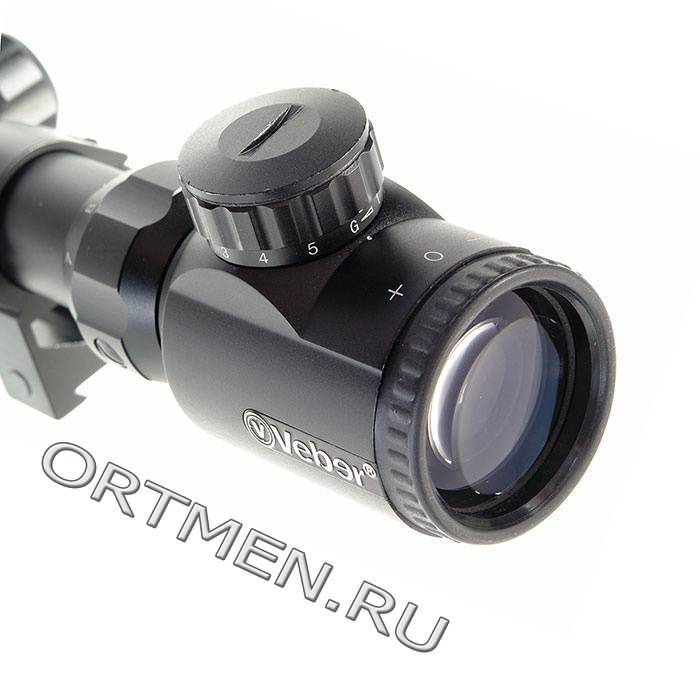 Прицел оптический Veber Пневматика 3-9x40 AOE RG MD