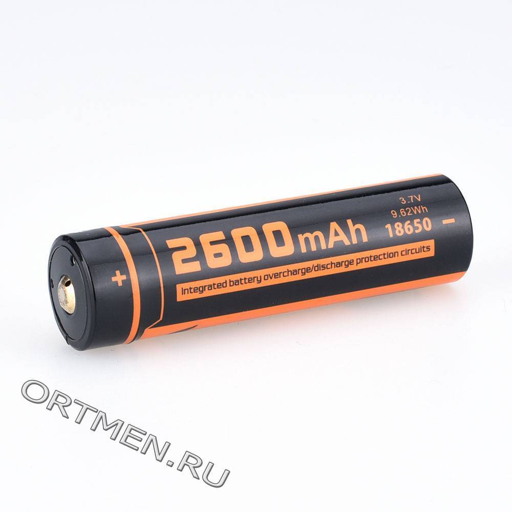 Аккумулятор 18650 FiTorch (2600 mAh) с зарядкой USB