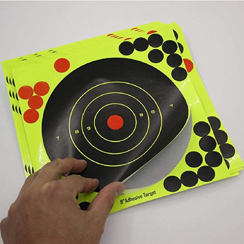 Мишень 8-дюймовая флуоресцентная самоклеящаяся 