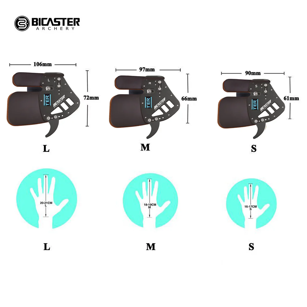 Напальчник для стрельбы из лука BICASTER ASA Finger Tab RH