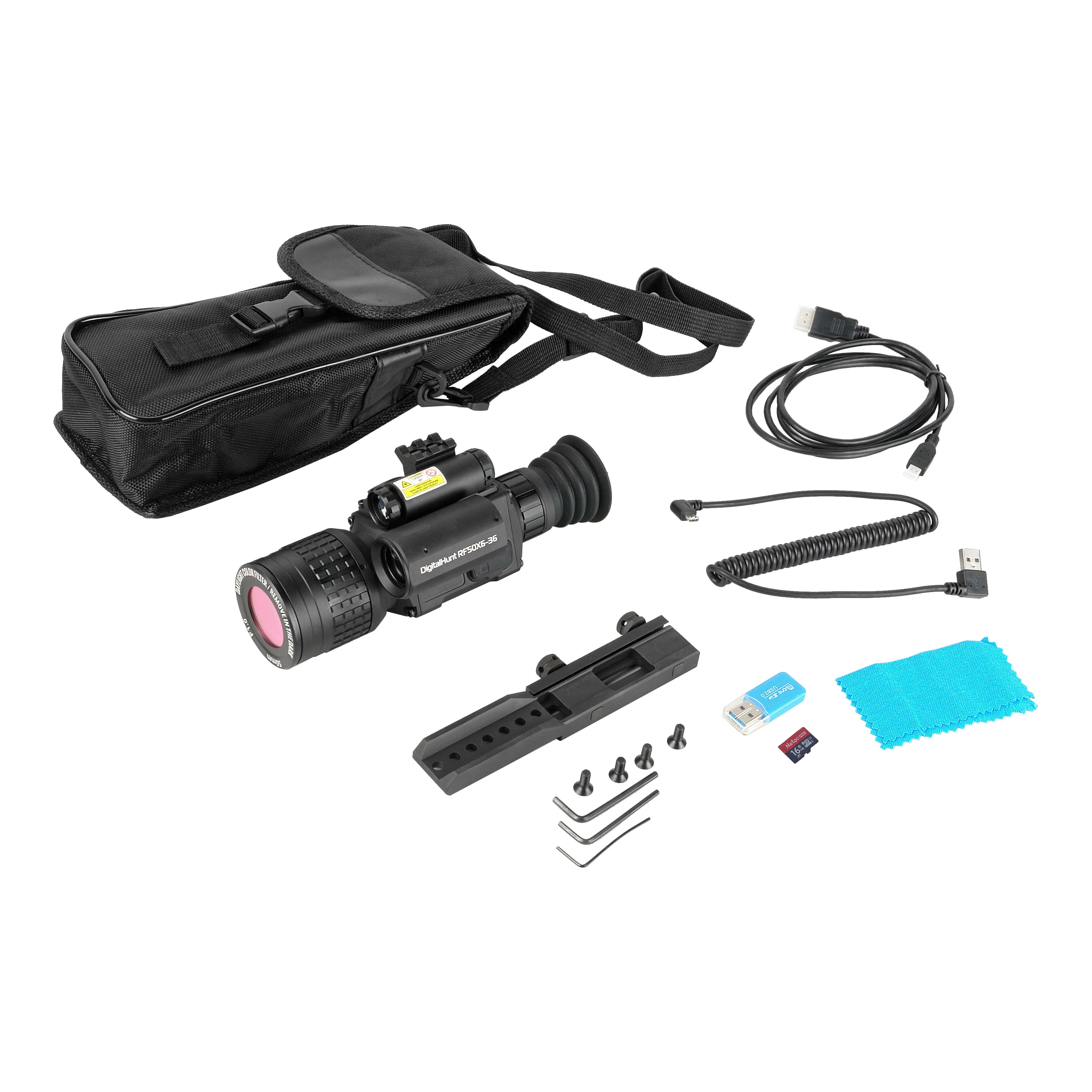 Цифровой прицел ночного видения Veber DigitalHunt RF50X6-36 с дальномером
