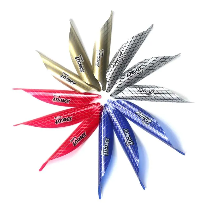 Оперение Decut SPIN VANES SIUS-M RH размер 2" 50штук Золото