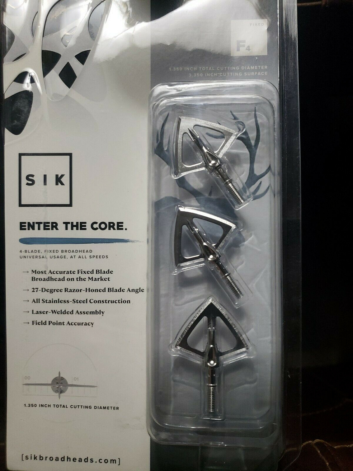 Наконечник охотничий SIK F4 3 шт.
